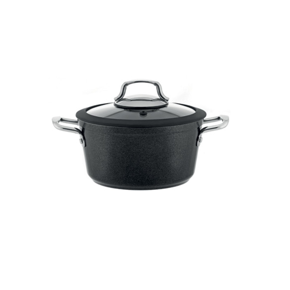 Eva Ceramic Pot with Glass Lid